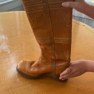 COPY - Vintage Frye Black Label boho antler boots